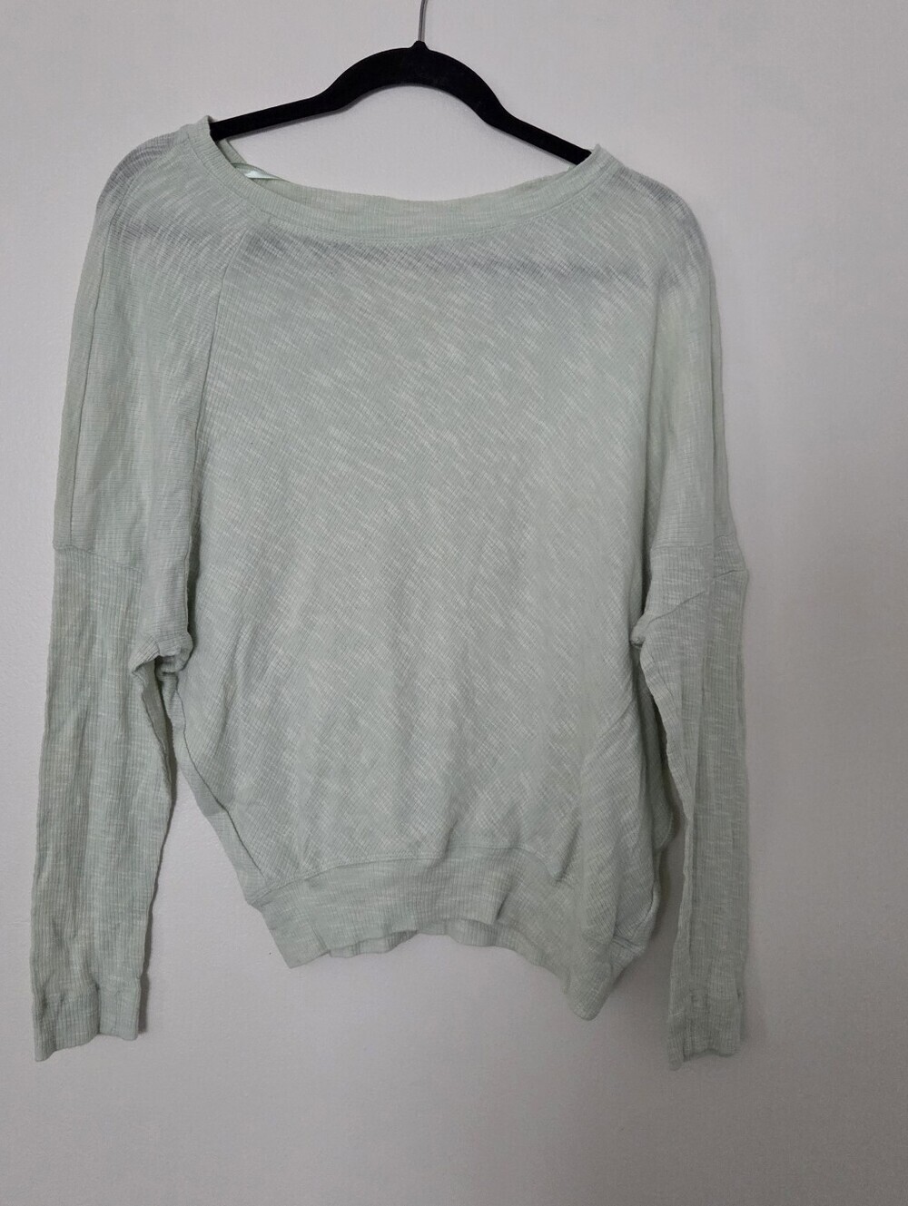 Anthropologie Damiana Pullover Heathered Mint Green Long Sleeve Knit Top XS - Picture 2 of 12